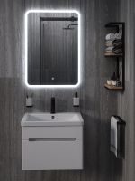 Товар: Зеркало Runo Руан 60 00-00001288 с подсветкой с сенсорным выключателем - фото 3 Зеркало Runo Руан 60 00-00001288 с подсветкой с сенсорным выключателем — фото 3, Зеркала в ванную комнату