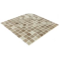 Стеклянная мозаика Natural Steppa 31,5x31,5 см арт-STP-BG018 — фото 4, Мозаика