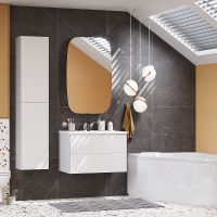 Товар: Тумба под раковину Aquaton Сохо 60 1A258001AJ010 подвесная Белая глянцевая - фото 6 Тумба под раковину Aquaton Сохо 60 1A258001AJ010 подвесная Белая глянцевая — фото 6, Тумбы под раковину