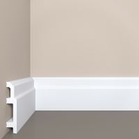 Плинтус Bello Deco XPS П 10 00-00004619 2000x100x20 мм — фото 1, Плинтуса напольные