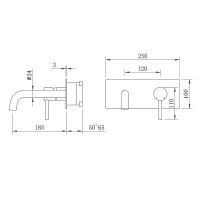 Товар: Смеситель для раковины Berges Ventas R 076015 Оружейная сталь - фото 5 Смеситель для раковины Berges Ventas R 076015 Оружейная сталь — фото 5, Смесители