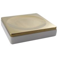 Мыльница Boheme 10960-W-G Золото — фото 1, Мыльницы