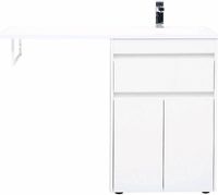 Тумба с раковиной Aquanet Токио 120 R 239210 Белая — фото 3, Мебель для ванной