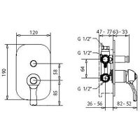 Товар: Смеситель для душа Migliore Lem 25871 Бронза - фото 2 Смеситель для душа Migliore Lem 25871 Бронза — фото 2, Смеситель для душа