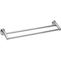 Полотенцедержатель Haiba HB1509 двойной Хром — фото 1, Полотенцедержатели