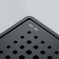 Душевой трап AM.PM MasterFlow 10 W01BD-P11-010-01BM с Черной матовой решеткой Cut Gradient — фото 12, Трапы для душа