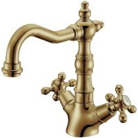 Смеситель для раковины Boheme Medici Presente 312 Бронза — фото 1, Смесители