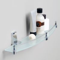 Товар: Стеклянная полка WasserKRAFT Lopau K-6044 Хром - фото 3 Стеклянная полка WasserKRAFT Lopau K-6044 Хром — фото 3, Полки для ванной и душа