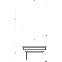 Капитель Европласт 1.11.005 269x150x269 мм — фото 2, Колонны