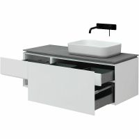 Товар: Тумба под раковину Allen Brau Infinity 120 R 1.21008.WM подвесная Белая матовая - фото 6 Тумба под раковину Allen Brau Infinity 120 R 1.21008.WM подвесная Белая матовая — фото 6, Мебель для ванной