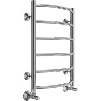 Водяной полотенцесушитель Terminus Виктория П6 400x600 4670078530066 Хром, нижнее подключение, G 1/2" ВР — фото 1, Водяные полотенцесушители