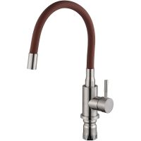 Смеситель для кухни Viko V-4458 Нержавеющая сталь Коричневый — фото 1, Смесители для кухни