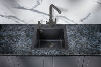 Кухонная мойка Milacio Murcia 42 Cuarzo MC.77041 Черная матовая — фото 2, Кухонные мойки