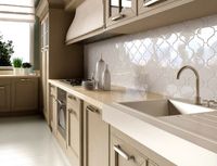 Керамическая плитка Adex Renaissance Arabesco Biselado Bamboo настенная 15х15 см — фото 2, Керамическая плитка