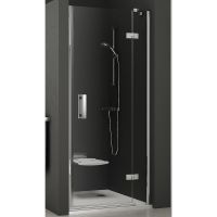 Душевая дверь Ravak Smartline SMSD2-110 В R 0SPDBA00Z1 профиль Хром стекло Transparent — фото 1, Распашные душевые двери