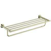 Полка для полотенец Aquatek Классик AQ4515PG Золото — фото 1, Полки для полотенец