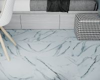Виниловый ламинат Art East Tile Hit 764 АТS Мрамор Каррара Бьянко 457,2х457,2х2,5 мм — фото 2, Виниловый ламинат