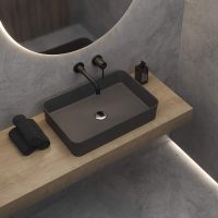 Товар: Раковина-чаша Berges Ego SL 55 181029 Антрацит матовый - фото 3 Раковина-чаша Berges Ego SL 55 181029 Антрацит матовый — фото 3, Раковины накладные