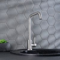 Смеситель для кухни Ростовская Мануфактура Сантехники SUS124-017F-1 Нержавеющая сталь — фото 3, Смесители