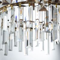 Люстра Artelamp Nicoletta A1052SP-10GO Прозрачная Золото — фото 2, Люстры