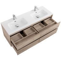 Товар: Тумба под раковину BelBagno Kraft 140 KRAFT-1400-4C-SO-2-RGB подвесная Rovere Galifax Bianco - фото 6 Тумба под раковину BelBagno Kraft 140 KRAFT-1400-4C-SO-2-RGB подвесная Rovere Galifax Bianco — фото 6, Тумбы под раковину