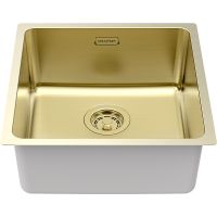 Кухонная мойка Paulmark Yuni 44 Uni YU44-LG Светлое золото — фото 2, Кухонные мойки