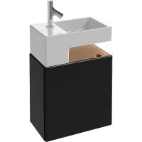 Тумба под раковину Jacob Delafon Terrace 50 EB1178-274 подвесная Черная — фото 1, Тумбы под раковину