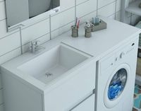 Тумба с раковиной Эстет Dallas Luxe 100 L ФР-00002315 Белая — фото 6, Тумбы с раковиной