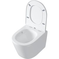 Товар: Унитаз Grossman Tornado GR-4477SQ подвесной с сиденьем Микролифт - фото 4 Унитаз Grossman Tornado GR-4477SQ подвесной с сиденьем Микролифт — фото 4, Унитазы