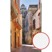 Фреска Ortograf Городской пейзаж 30029 Фактура бархат FX Флизелин (1,6*2,7) Бежевый/Оранжевый, Город — фото 1, Фрески