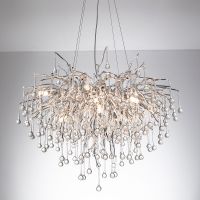 Люстра Divinare Salice 3132/26 SP-10 Прозрачная Серебро — фото 3, Люстры