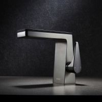 Товар: Смеситель для раковины Black&White Universe 7330u Темно-серый матовый Гранит - фото 2 Смеситель для раковины Black&White Universe 7330u Темно-серый матовый Гранит — фото 2, Смесители