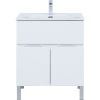 Тумба под раковину Aquanet Алвита New 70 303901 Белая матовая — фото 5, Мебель для ванной