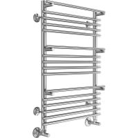 Водяной полотенцесушитель Terminus Вента Люкс П16 500х800 4670078529510 Хром, нижнее подключение, G 1/2" ВР, с угловым соединением — фото 1, Водяные полотенцесушители