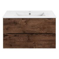 Тумба под раковину Vincea Mia 80 VMC-2MC800RW подвесная R.Wood — фото 2, Тумбы под раковину