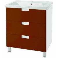 Тумба под раковину Bellezza Пегас 70 4630411140031 Красная — фото 1, Тумбы под раковину