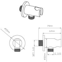 Душевая система Vincea Inspire VSFW-3I21T1CH с термостатом Хром — фото 15, Встраиваемые душевые комплекты
