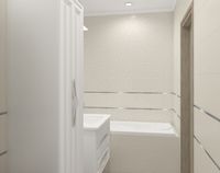 Керамическая плитка Cersanit Chance рельеф светло-бежевый HCU302D настенная 25х75 см — фото 2, Керамическая плитка