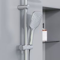 Товар: Душевая система Damixa Eclipse Хром арт-931000000 - фото 7 Душевая система Damixa Eclipse Хром арт-931000000 — фото 7, Душевые стойки