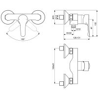 Товар: Смеситель для душа Ideal Standard Dot 2.0 BC325AA Хром - фото 2 Смеситель для душа Ideal Standard Dot 2.0 BC325AA Хром — фото 2, Смесители