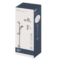 Комплект смесителей Ideal Standard Alpha Хром арт-BD004AA — фото 5, Готовые комплекты для ванной комнаты