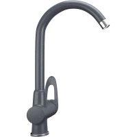 Смеситель для кухни Ulgran Classic U-006-343 Антрацит — фото 1, Смесители