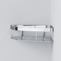 Полка корзина AM.PM Sense L A7454100 угловая Хром — фото 4, Полки для ванной и душа