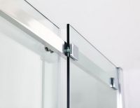 Душевой уголок Black&White Stellar Wind S502 5021010 профиль Серебристый хром стекло прозрачное — фото 2, Душевые уголки