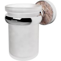 Стакан для зубных щеток WasserKRAFT Nau Хром арт-K-7728 — фото 1, Стаканы для зубных щеток