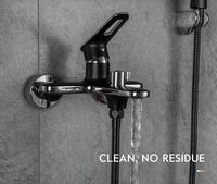 Смеситель для ванны Frap H49-6 F3249-6 Черный матовый Хром — фото 9, Смесители