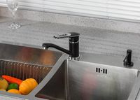 Товар: Смеситель для кухни Frap H49-6 F4549-6 Черный матовый Хром - фото 8 Смеситель для кухни Frap H49-6 F4549-6 Черный матовый Хром — фото 8, Смесители для кухни