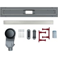 Товар: Душевой лоток Logan L002L-650 306890 с решеткой Нержавеющая сталь / под плитку - фото 6 Душевой лоток Logan L002L-650 306890 с решеткой Нержавеющая сталь / под плитку — фото 6, Душевые лотки