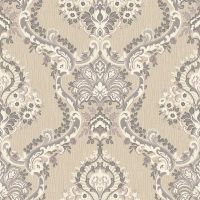 Обои Roberto Borzagi King 90115-6 Винил на флизелине (1,06*10) Коричневый, Дамаск — фото 1, Обои для стен