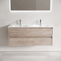 Тумба под раковину Sancos Libra 120 LB120-2EG подвесная Дуб галифакс натуральный — фото 3, Мебель для ванной